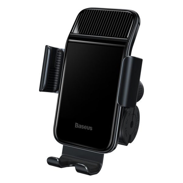 BASEUS SMART SOLAR POWER WIRELESS CYCLING ELECTRIC HOLDER BLACK