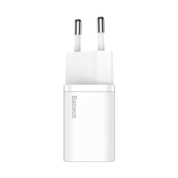 Baseus Super Si 1C fast charger USB Type C 30W Power Delivery Quick Charge white (CCSUP-J02)