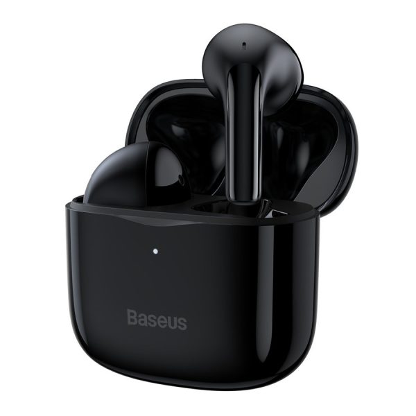 BASEUS E3 WIRELESS BLUETOOTH 5.0 TWS EARBUDS EARPHONES WATERPROOF IP64 BLACK (NGTW080001)