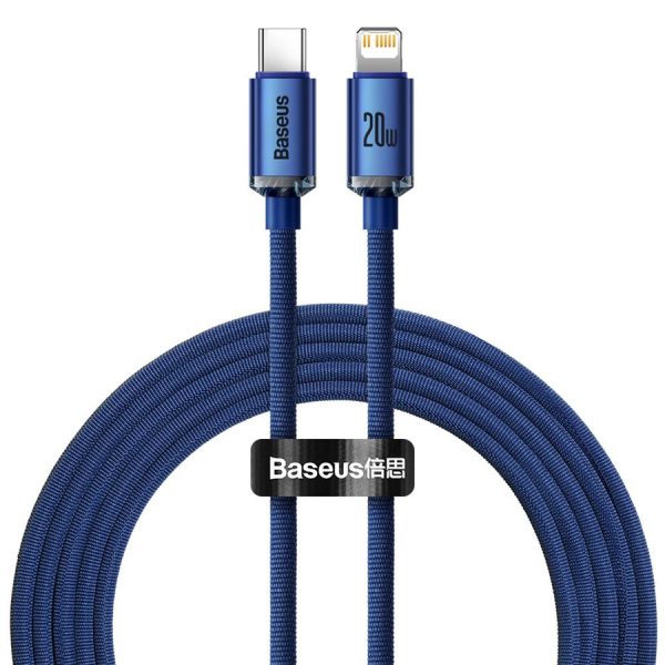 Baseus CAJY000303 Lightning - USB-C PD cable 20W 480Mb/s 2m - blue