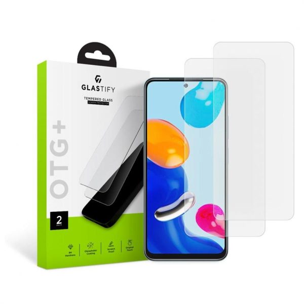 TEMPERED GLASS GLASTIFY OTG+ 2-PACK XIAOMI REDMI NOTE 11 / 11S CLEAR