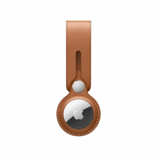 APPLE MX4A2ZM/A AIRTAG LOOP  AIRTAG STRAP SADDLE BROWN OPEN PACKAGE