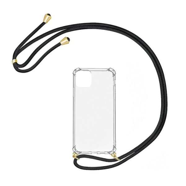 ROPE CASE SAMSUNG M21/M30S CLEAR/BLACK