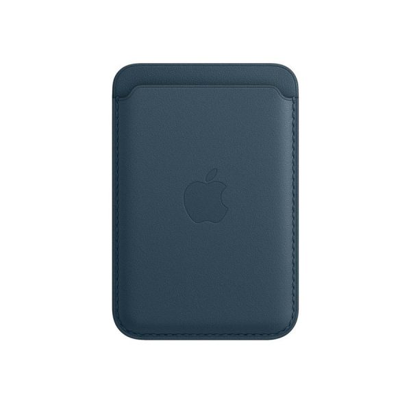 APPLE LEATHER WALLET MHLQ3ZM/A A2504 BALTIC BLUE OPEN PACKAGE