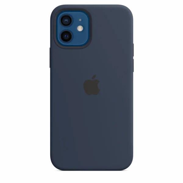 APPLE SILICONE MHL43ZM/A CASE IPHONE 12 / 12 PRO DEEP NAVY WITHOUT PACKAGING