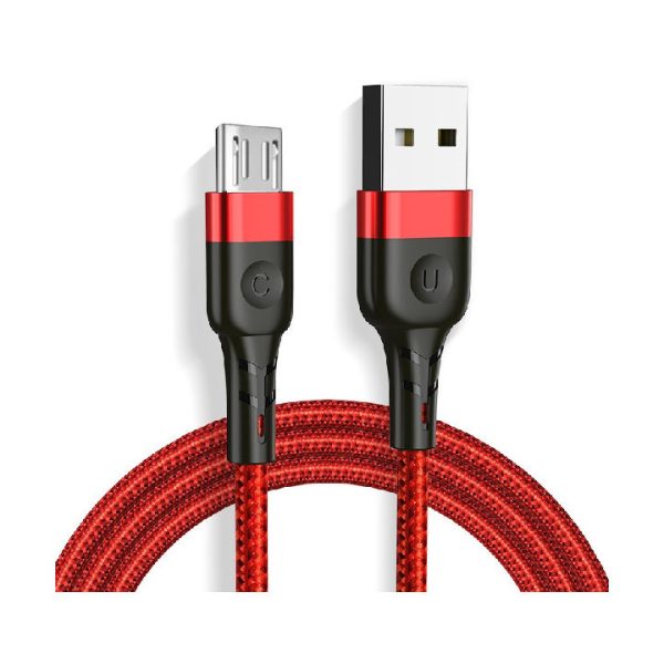 JELLICO USB CABLE - A4 3.1A MICRO USB 1.2M RED