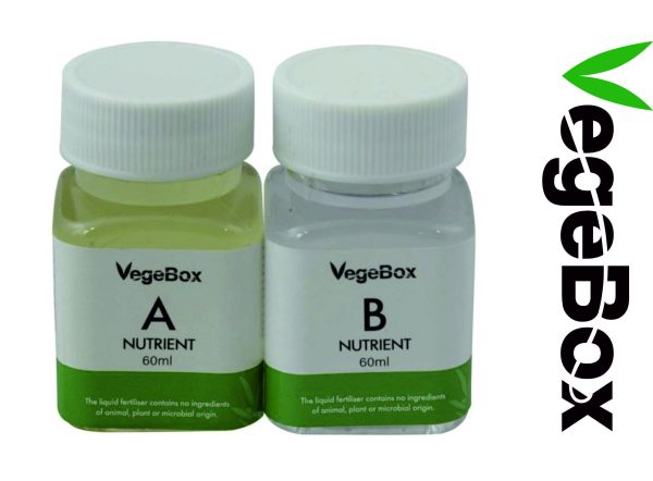 VegeBOX Nutrient Solution(Small)Set with 60ml A+ 60ml B
