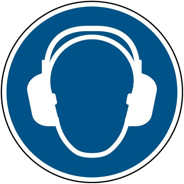 ISO Safety Sign - Wear ear