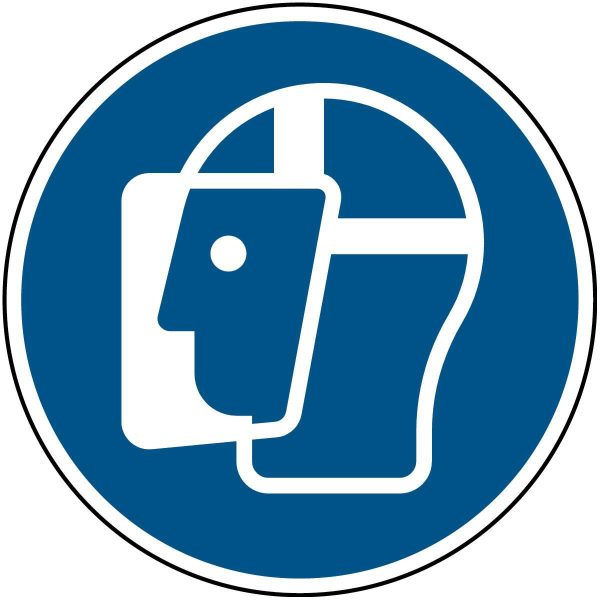 ISO Safety Sign - Wear face