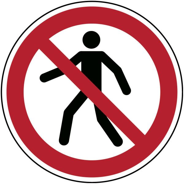 ISO Safety Sign - No
