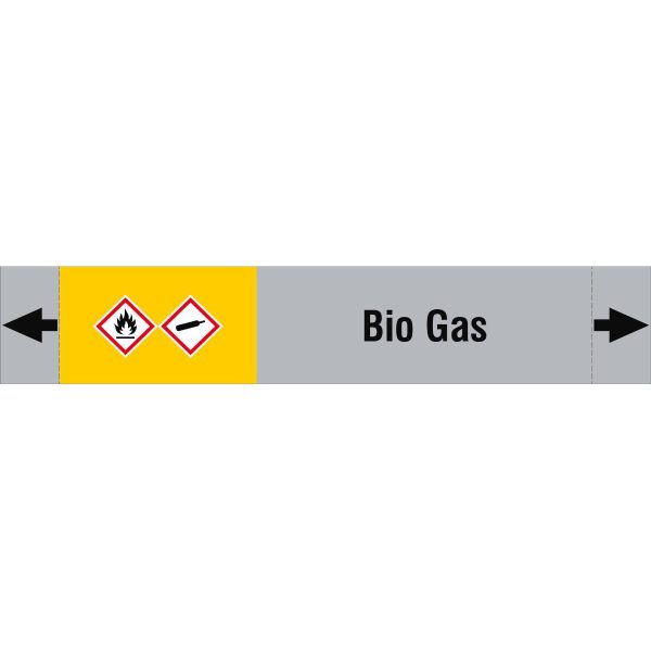 ISO 20560 Pipe Markers - Gas