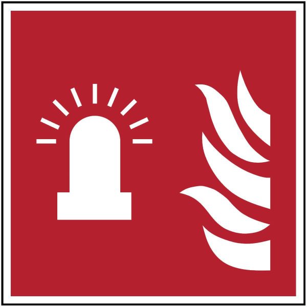 ISO Safety Sign - Fire alarm