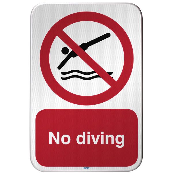 ISO Safety Sign - No diving