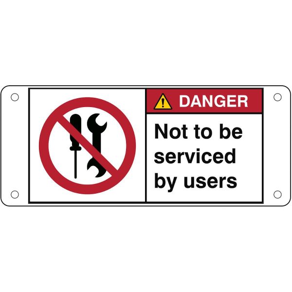 ISO Safety Sign - Not to be