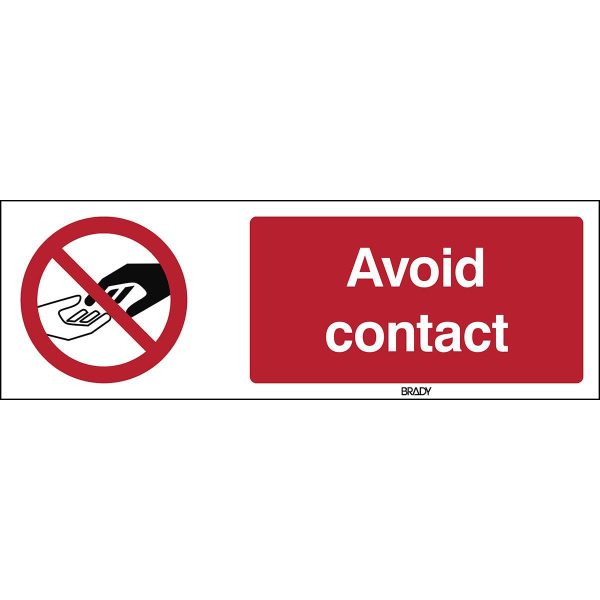 Safety Sign - Avoid contact