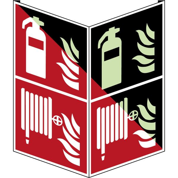 Glow-in-the-dark Safety Sign