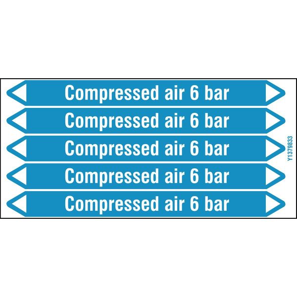 Individual Pipe Markers on a