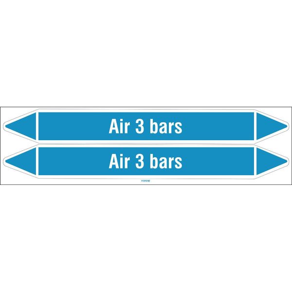 Individual Pipe Markers on a