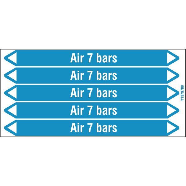 Individual Pipe Markers on a