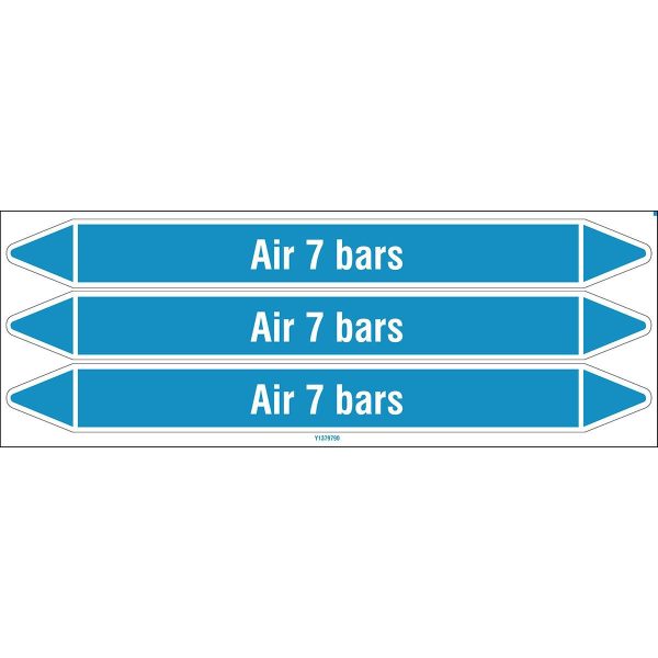 Individual Pipe Markers on a