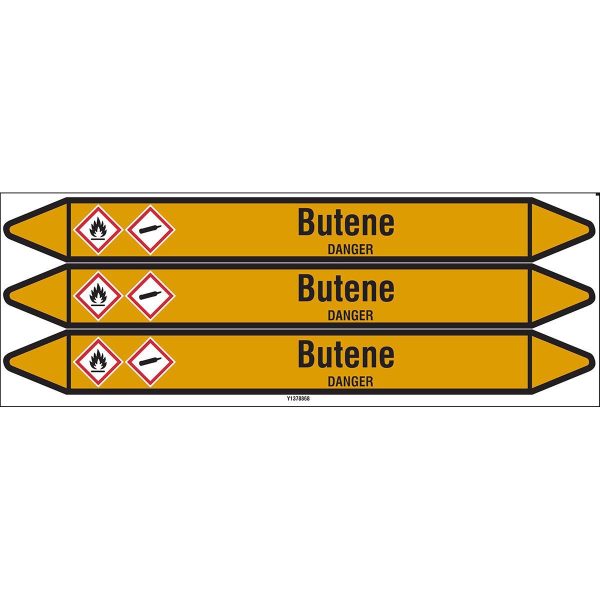 Individual Pipe Markers on a