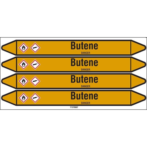 Individual Pipe Markers on a