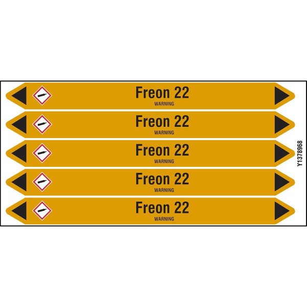 Individual Pipe Markers on a