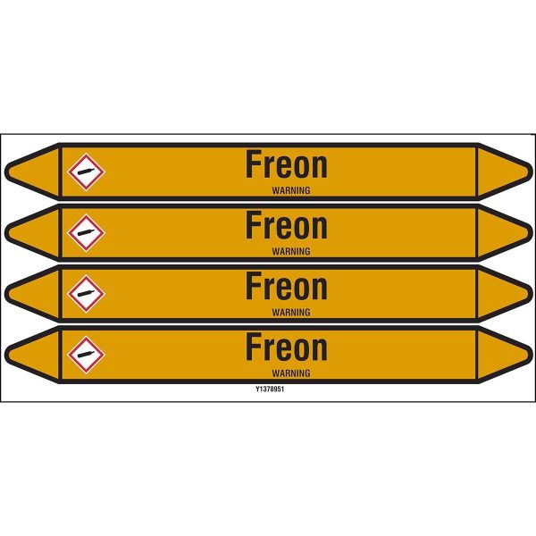 Individual Pipe Markers on a