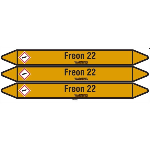 Individual Pipe Markers on a