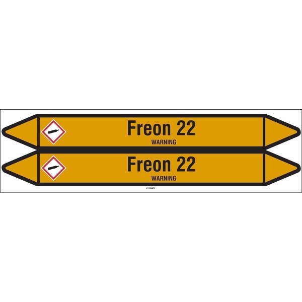 Individual Pipe Markers on a