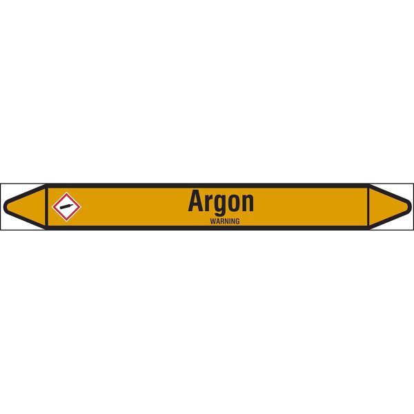 Individual Pipe Markers on a