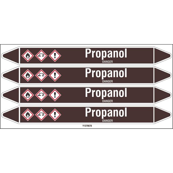 Individual Pipe Markers on a