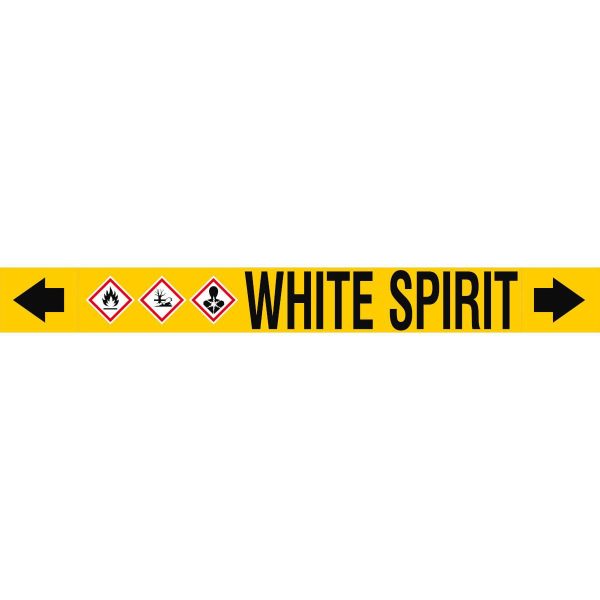 ASME - Pipemarkers - White