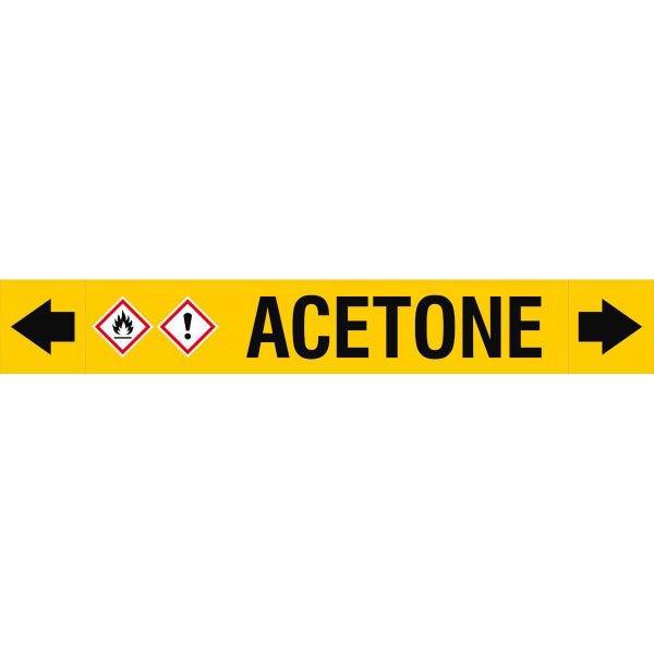 ASME - Pipemarkers - Acetone