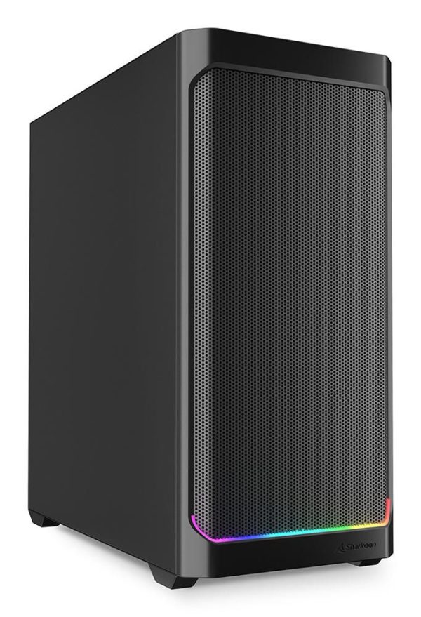 Ak4 Rgb Strip Midi Tower Black