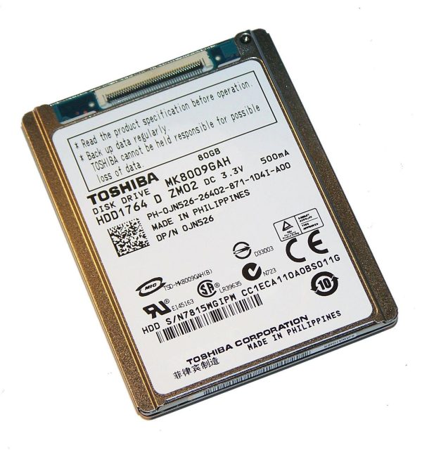 80GB 1.8" ZIF LAPTOP HD